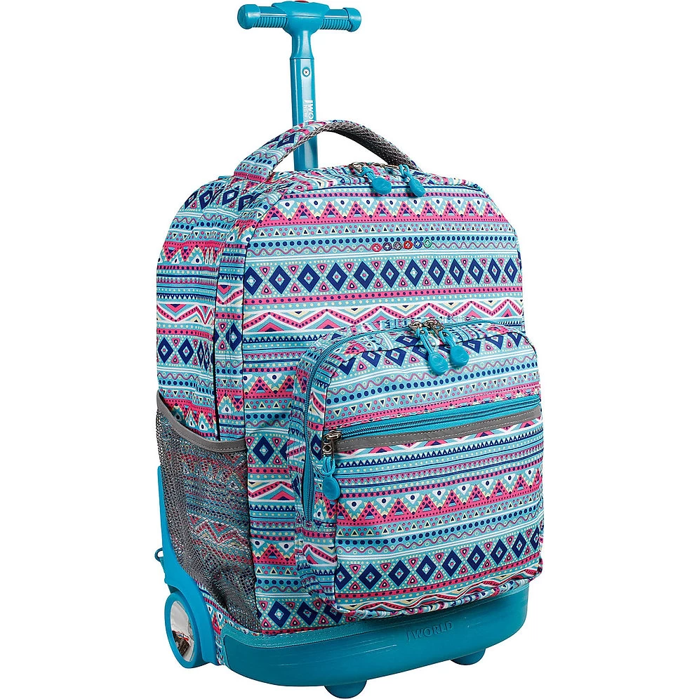 J World 18" Sunrise Rolling Backpack - Image 12