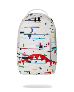 Sprayground Sharks In Paris Glitch Rider DLXV Backpack