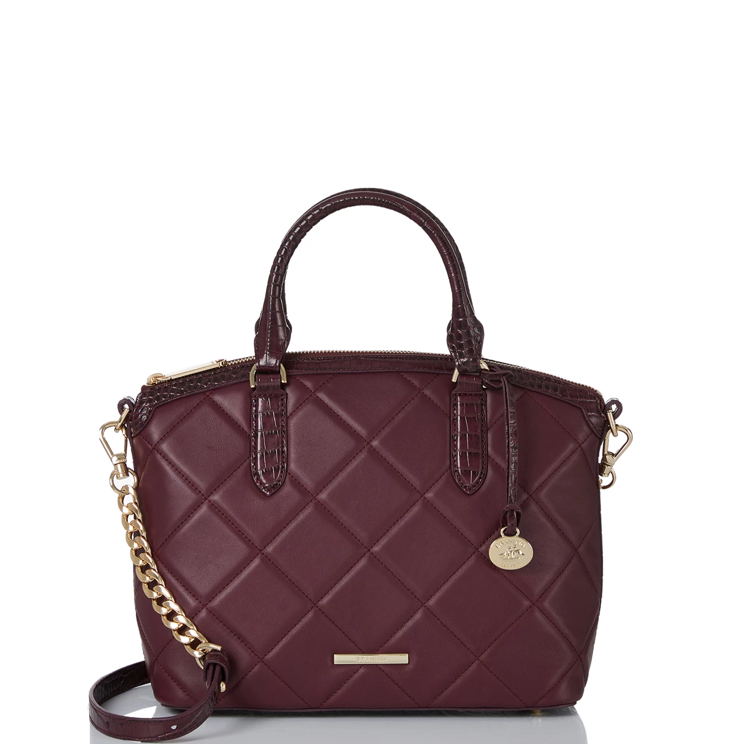 Duxbury Satchel Burgundy Duval