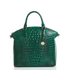 Large Duxbury Satchel Emerald Melbourne