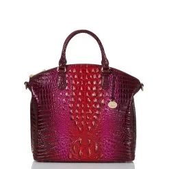 Large Duxbury Satchel Ruby Ombre Melbourne