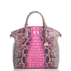 Large Duxbury Satchel Pink Cobra Ombre Melbourne