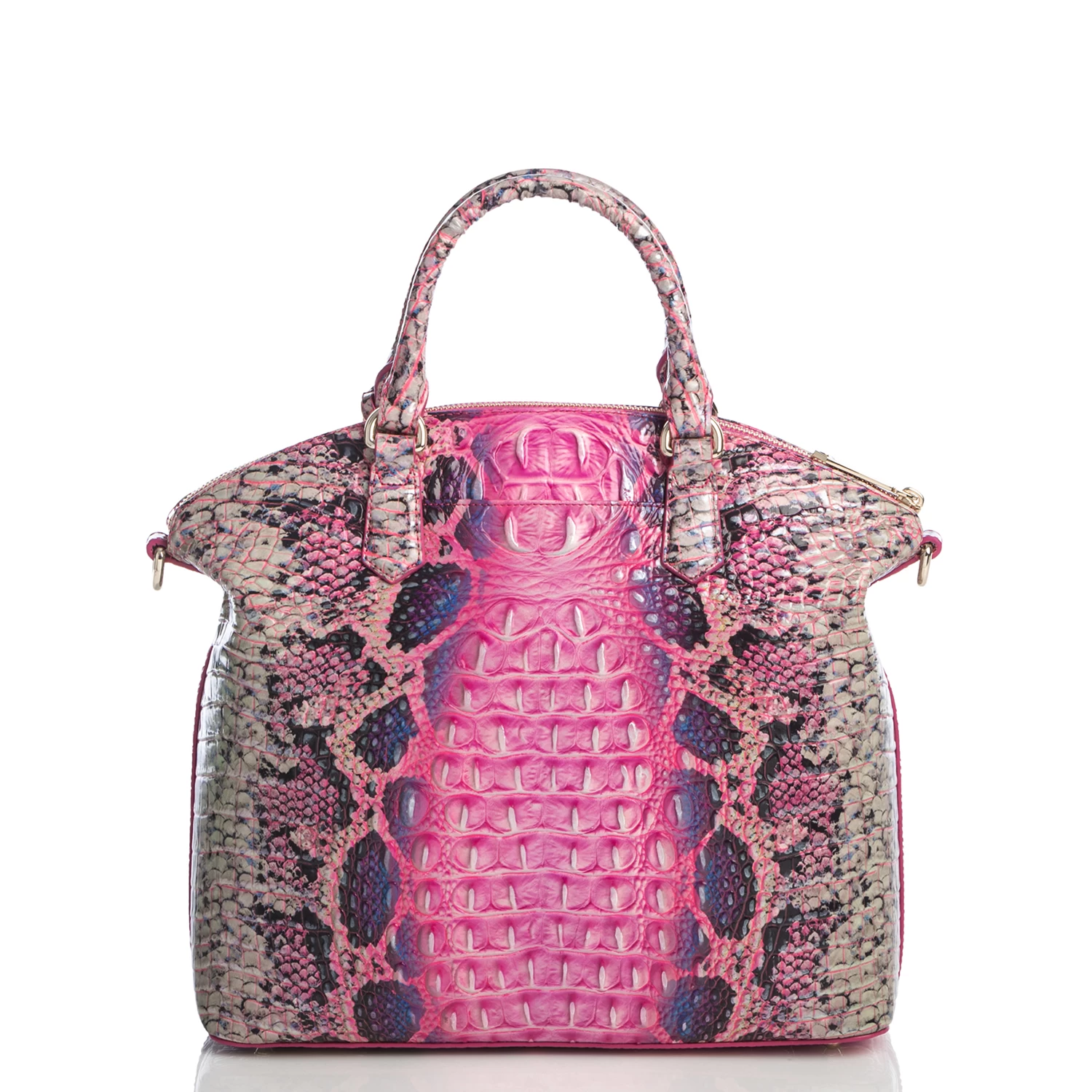 Large Duxbury Satchel Pink Cobra Ombre Melbourne - Image 3