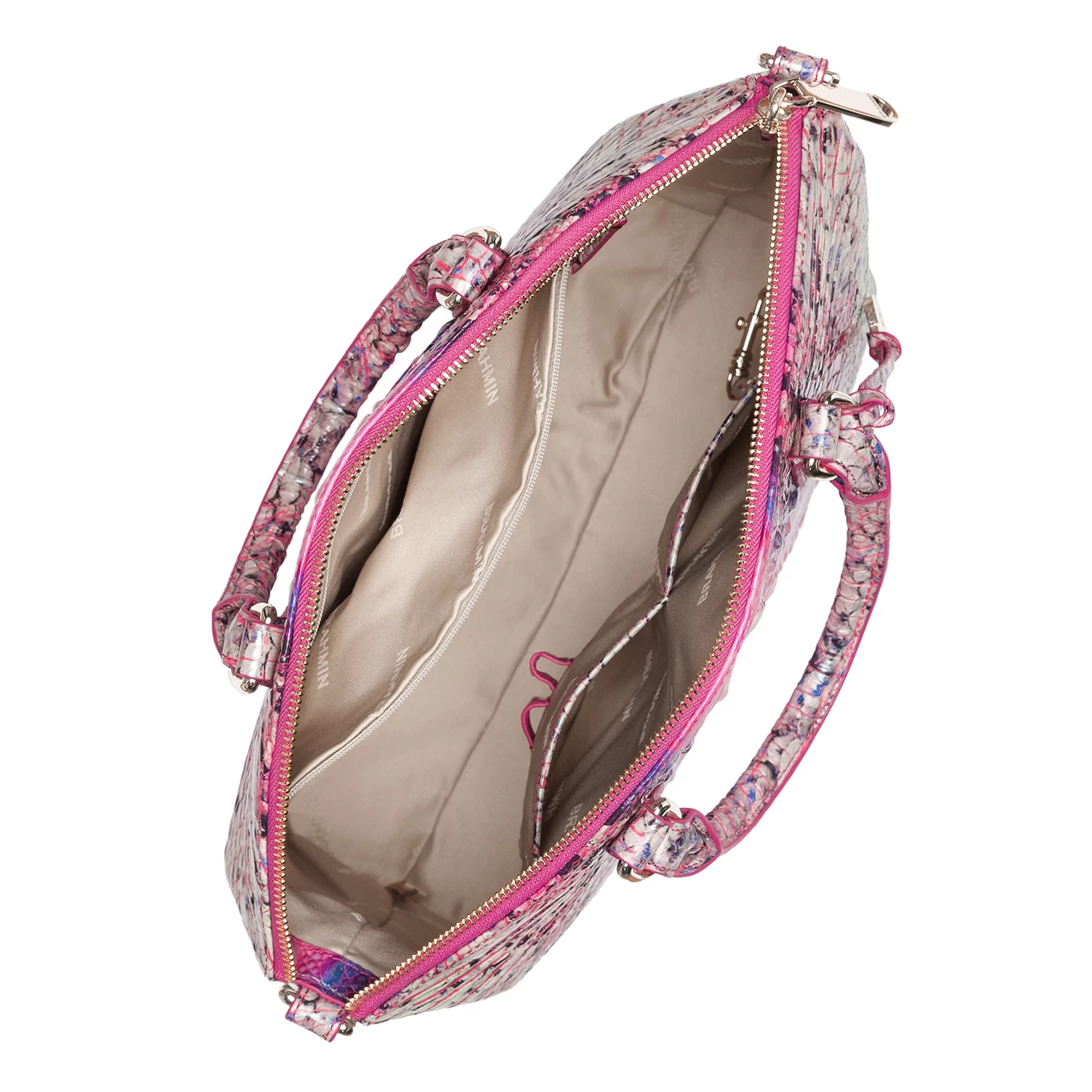 Large Duxbury Satchel Pink Cobra Ombre Melbourne - Image 4